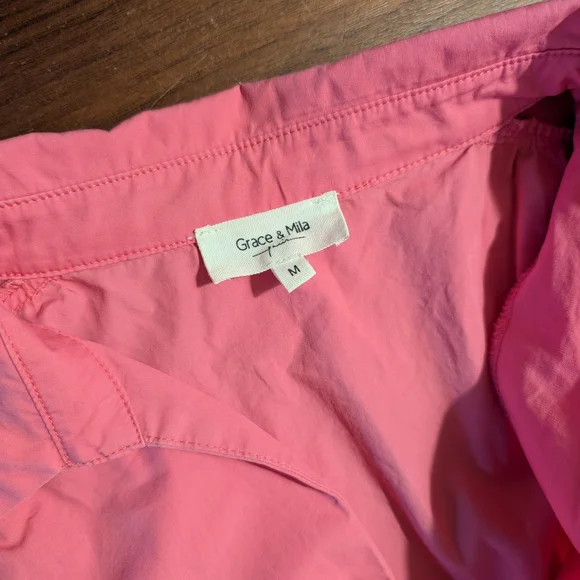 Pink Ruched Smocked Mini Sundress - Picture 3 of 6